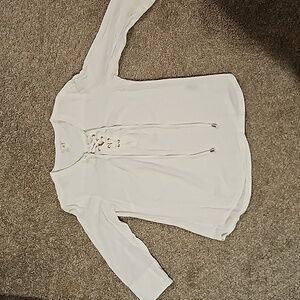 Tribal Jeans Cream shirt Sz S